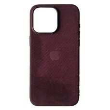 Чохол Apple iPhone 15 Pro, FineWoven, Mulberry, MagSafe, Бордовий