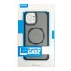 Чохол Apple iPhone 15, Rock Metal-Lens Shield, Titanium Blue, MagSafe, Синій