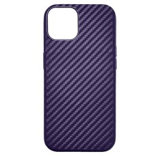 Чохол Apple iPhone 14, K-DOO Noble CARBON, Carbon Purple, MagSafe, Фіолетовий