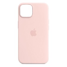 Чохол Apple iPhone 14, Silicone Classic Case, Chalk Pink, MagSafe, Рожевий