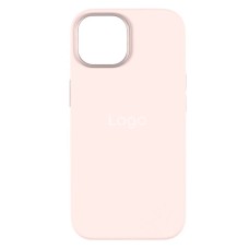 Чохол Apple iPhone 15, Silicone Classic Case, Light Pink, MagSafe, Рожевий