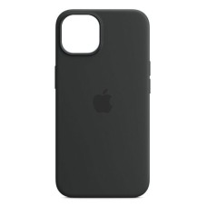 Чохол Apple iPhone 14, Silicone Classic Case, Midnight, MagSafe, Чорний