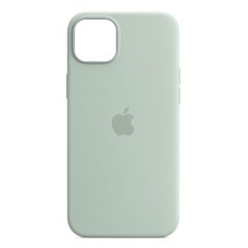 Чохол Apple iPhone 14 Plus, Silicone Classic Case, Succulent, MagSafe, Зелений