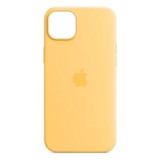 Чохол Apple iPhone 14 Plus, Silicone Classic Case, Sunglover, MagSafe, Жовтий