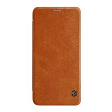 Чохол-книжка Samsung J415 Galaxy J4 Plus 2018, Nillkin Qin leather case, Коричневий