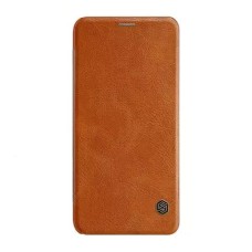 Чохол-книжка Samsung J800F Galaxy J8, J810 Galaxy J8, Nillkin Qin leather case, Коричневий