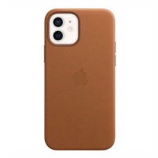 Чохол Apple iPhone 12, iPhone 12 Pro, Leather Case Color, Коричневий