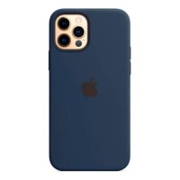 Чохол Apple iPhone 12 Pro Max, Silicone Classic Case, MagSafe, Синій