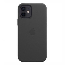 Чохол Apple iPhone 12 Mini, Leather Case Color, Чорний