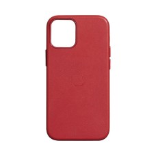 Чохол Apple iPhone 12, iPhone 12 Pro, Leather Case Color, MagSafe, Червоний