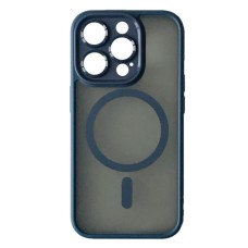 Чохол Apple iPhone 15 Pro, Rock Guard Touch, Titanium Blue, MagSafe, Синій