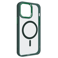 Чохол Apple iPhone 13 Pro Max, Armorstandart Unit, Dark Green, MagSafe, Зелений