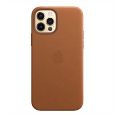 Чохол Apple iPhone 12 Pro Max, Leather Case Color, Коричневий