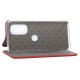 Чехол-книжка Motorola XT2173-3 Moto G31, BeCover Exclusive, Burgundy Red, Красный