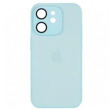 Чохол Apple iPhone 12, AG-Glass, Glacial Blue, MagSafe, Синій