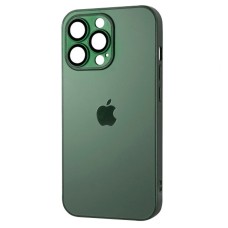 Чохол Apple iPhone 13 Pro Max, AG-Glass, Cangling Green, MagSafe, Зелений