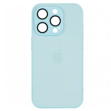 Чохол Apple iPhone 15 Pro, AG-Glass, Glacial Blue, MagSafe, Синій