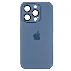 Чохол Apple iPhone 15 Pro Max, AG-Glass, Navy Blue, MagSafe, Синій