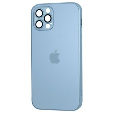 Чохол Apple iPhone 12 Pro Max, AG-Glass, Sierra Blue, MagSafe, Синій