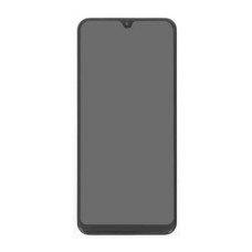 Дисплей Samsung A205 Galaxy A20, з сенсором, з рамкою, OLED, Чорний
