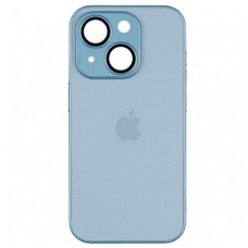 Чохол Apple iPhone 15, AG-Glass, Sierra Blue, MagSafe, Синій