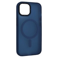 Чехол Apple iPhone 15 Pro, Matte Total, MagSafe, Dark Blue, Синий