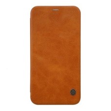 Чохол-книжка Apple iPhone X, iPhone XS, Nillkin Qin leather case, Коричневий