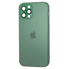 Чохол Apple iPhone 12 Pro, AG-Glass, Cangling Green, MagSafe, Зелений