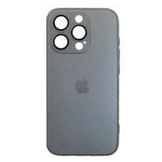 Чохол Apple iPhone 15 Pro Max, AG-Glass, Titanium Grey, MagSafe, Сірий