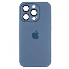 Чохол Apple iPhone 15 Pro, AG-Glass, Navy Blue, MagSafe, Синій