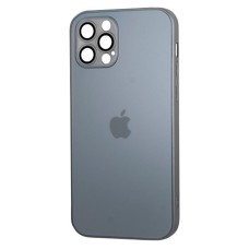 Чохол Apple iPhone 12 Pro Max, AG-Glass, Graphite, MagSafe, Сірий