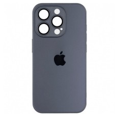 Чохол Apple iPhone 15 Pro, AG-Glass, Graphite Black, MagSafe, Чорний