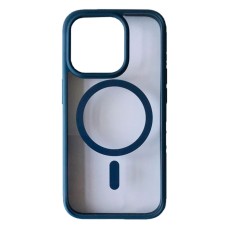 Чохол Apple iPhone 15 Pro, Rock Guard Classic, Titanium Blue, MagSafe, Синій