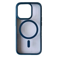 Чохол Apple iPhone 15 Pro Max, Rock Guard Classic, Titanium Blue, MagSafe, Синій