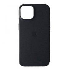 Чохол Apple iPhone 14, Leather Case Color, Ink, MagSafe, Чорний