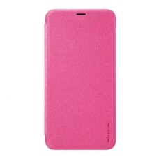 Чохол-книжка Apple iPhone X, iPhone XS, Nillkin Sparkle laser case, Рожевий