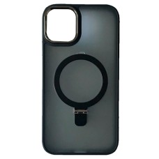 Чохол Apple iPhone 15 Pro, Matte Ring, MagSafe, Чорний