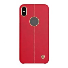 Чохол Apple iPhone X, iPhone XS, Nillkin Englon Leather Cover, Червоний