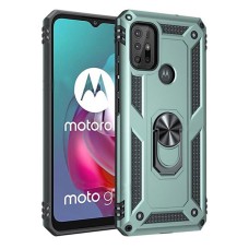 Чохол Motorola XT2127 Moto G10, BeCover Military, Dark Green, Зелений