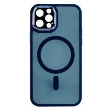 Чохол Apple iPhone 12 Pro, Calais, Dark Blue, MagSafe, Синій