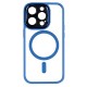 Чехол Apple iPhone 15 Pro, Calais, MagSafe, Light Blue, Голубой