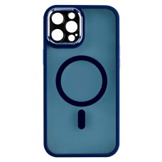 Чохол Apple iPhone 12 Pro Max, Calais, Dark Blue, MagSafe, Синій