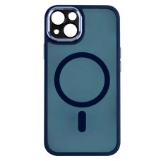 Чохол Apple iPhone 13, Calais, Dark Blue, MagSafe, Синій