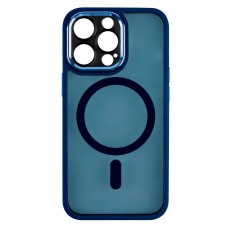 Чохол Apple iPhone 13 Pro, Calais, Dark Blue, MagSafe, Синій