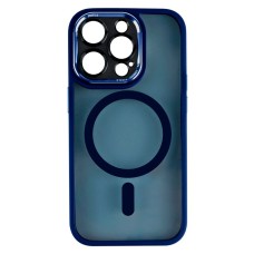 Чохол Apple iPhone 15 Pro, Calais, Dark Blue, MagSafe, Синій