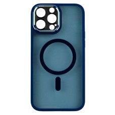 Чохол Apple iPhone 13 Pro Max, Calais, Dark Blue, MagSafe, Синій