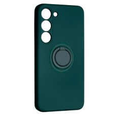 Чохол Samsung S911 Galaxy S23, Armorstandart Icon Ring, Dark Green, Зелений