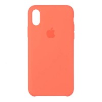 Чехол Apple iPhone XS Max, Original Soft Case, Nectarine, Розовый