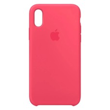 Чохол Apple iPhone XR, Original Soft Case, Hibiscus, Рожевий