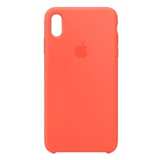 Чохол Apple iPhone X, iPhone XS, Original Soft Case, Nectarine, Помаранчевий